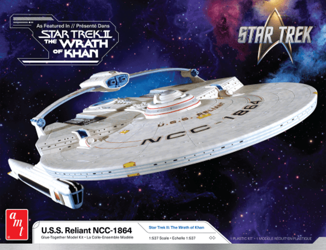AMT 1457 1/537 Star Trek II: The Wrath of Khan U.S.S Reliant  Model Kit