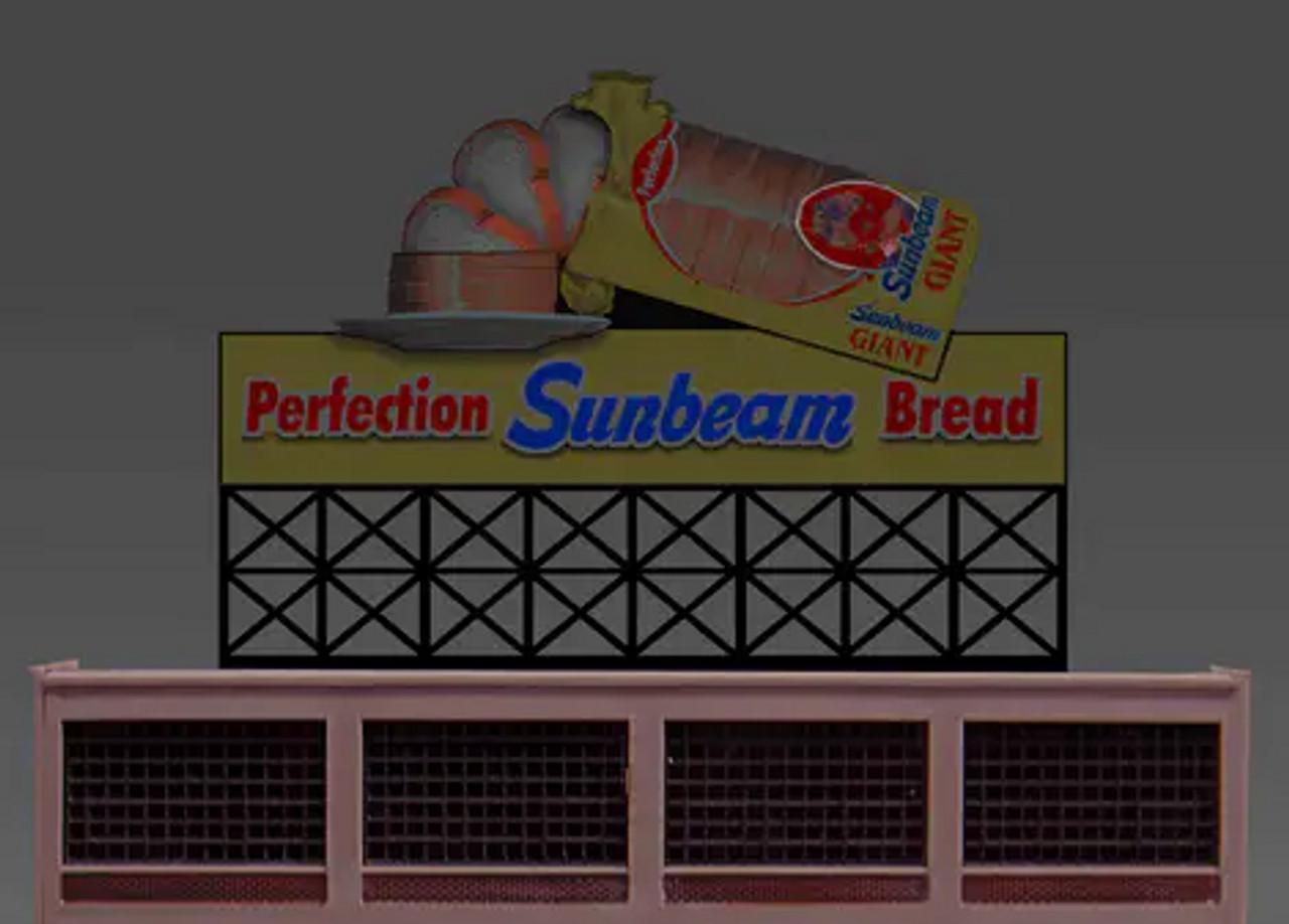 Miller Engineering 88-3301 Ho/O Large Sunbeam Bread Billboard