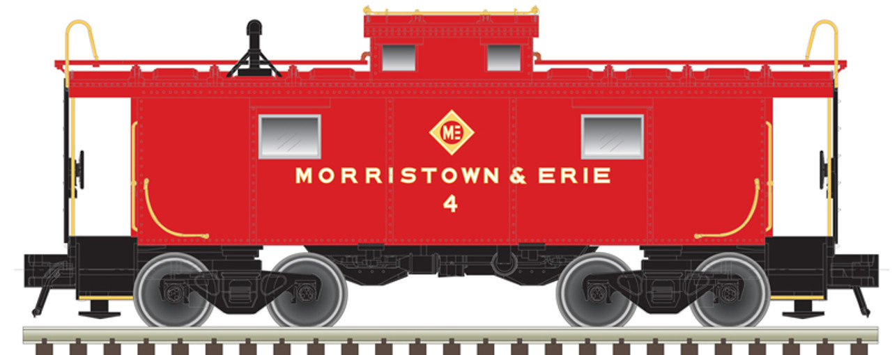 Atlas 20 007 008 HO NE-6 Caboose - Morristown and Erie #4