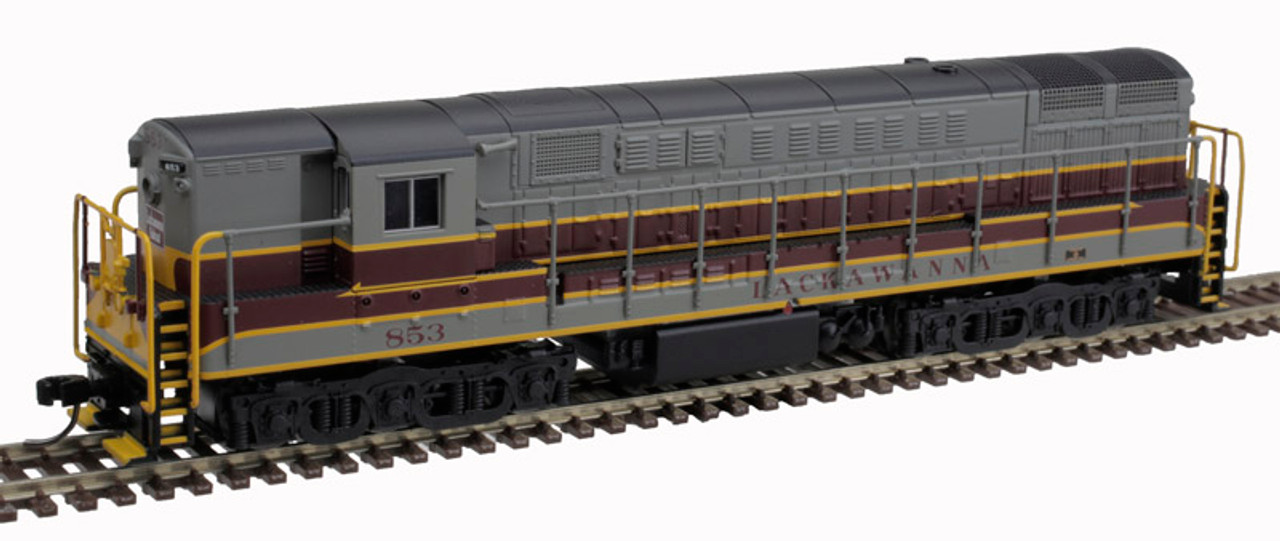 Atlas 40 005 384 N Train Master Phase 1a Locomotive - Lackawanna #853 Silver Series