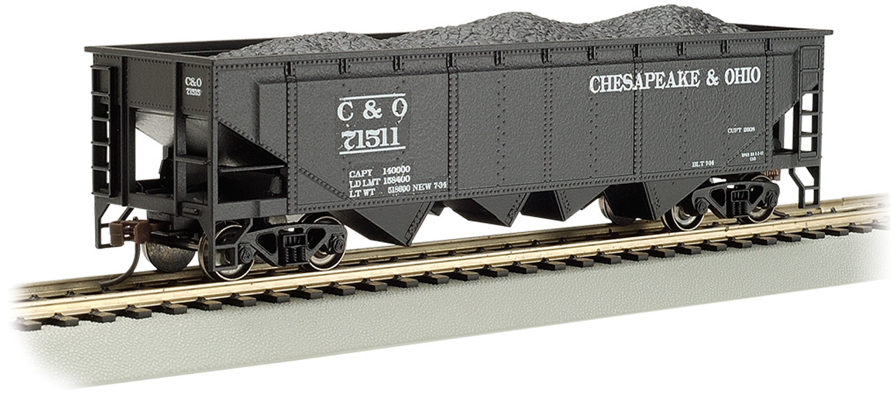 Bachmann 17605 HO 40' Quad Hopper - Chesapeake & Ohio #71511