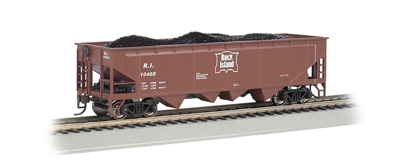 Bachmann 17608 HO 40' Quad Hopper - Rock Island