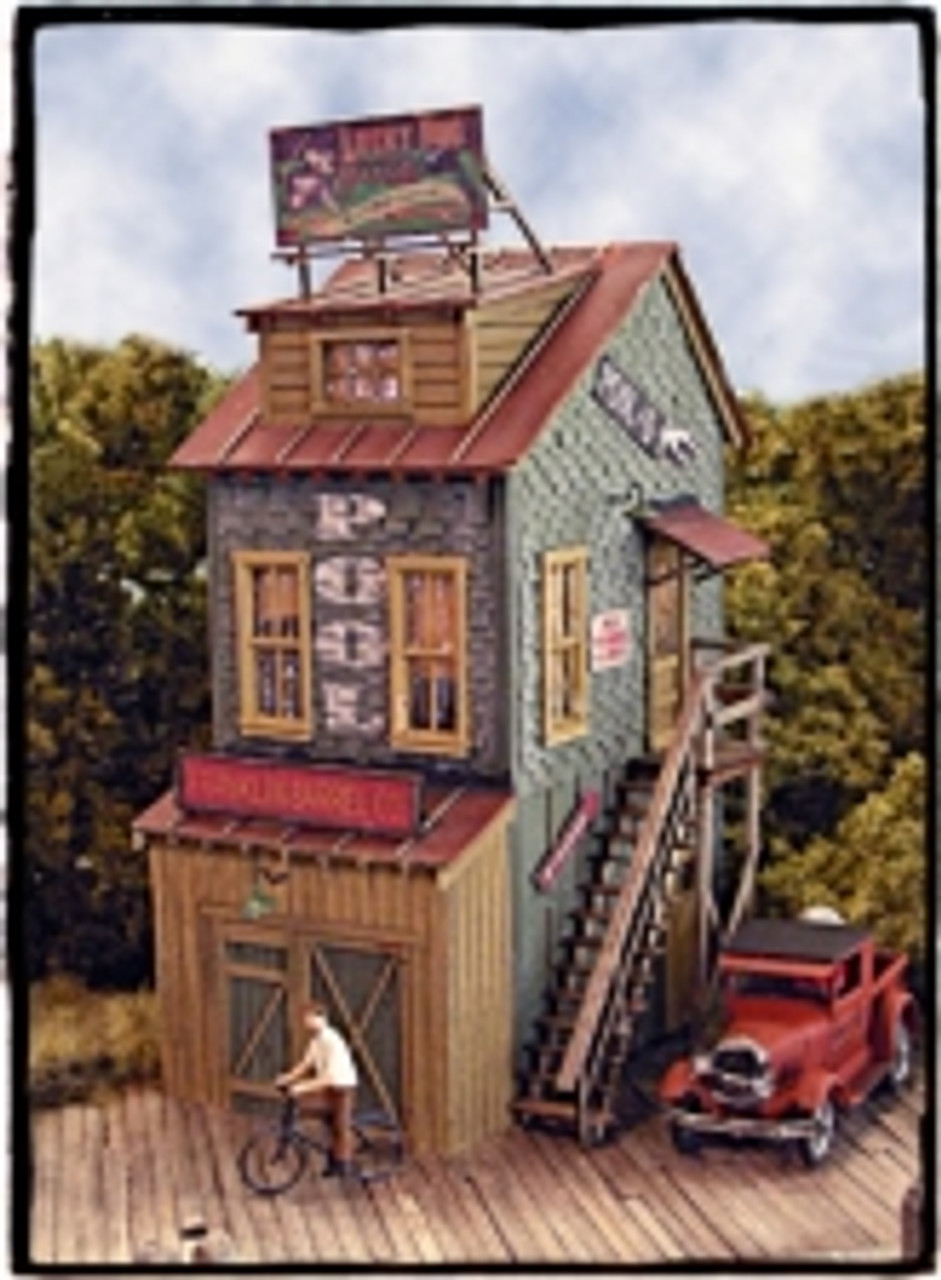 Bar Mills 1140 Ho Chalky White's Pool Hall Building Kit
