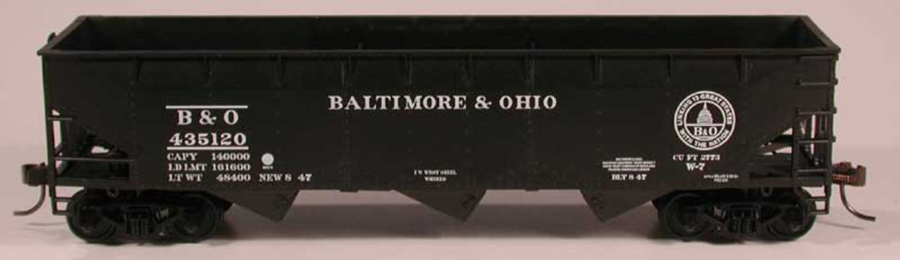 Bowser 56936 HO 70 Ton 3 Bay Offset Hopper Baltimore & Ohio