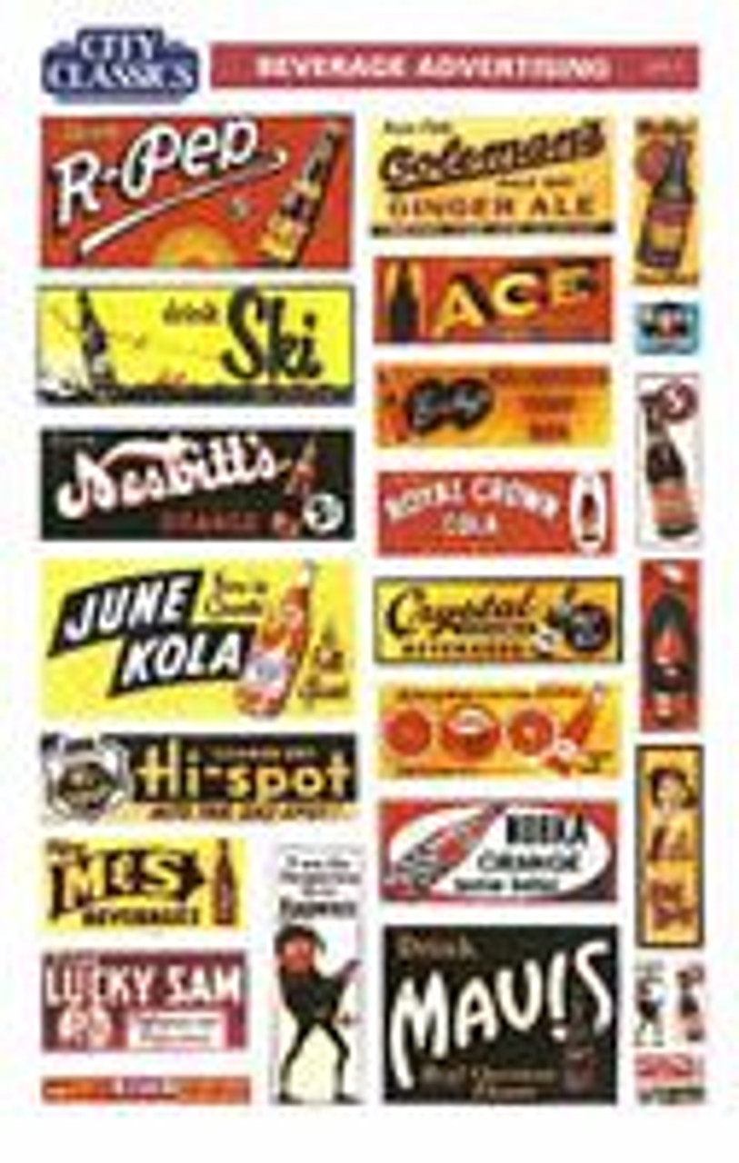 City Classics 501-3 Ho Beverage Advertising