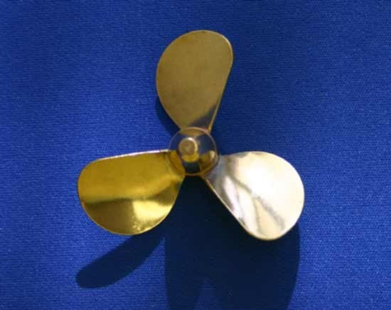 Dumas 3113 Brass Propeller 3 Blade LH 2" Dia.