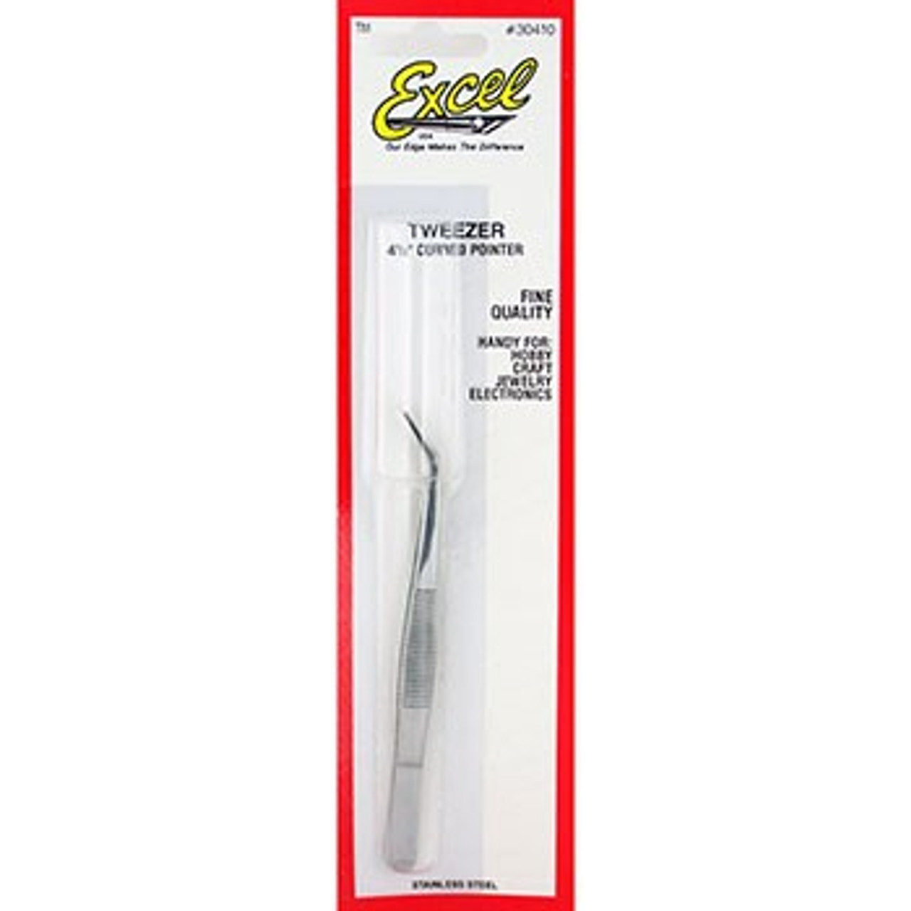 Excel 30410 Curved Tweezers 4 1/2"