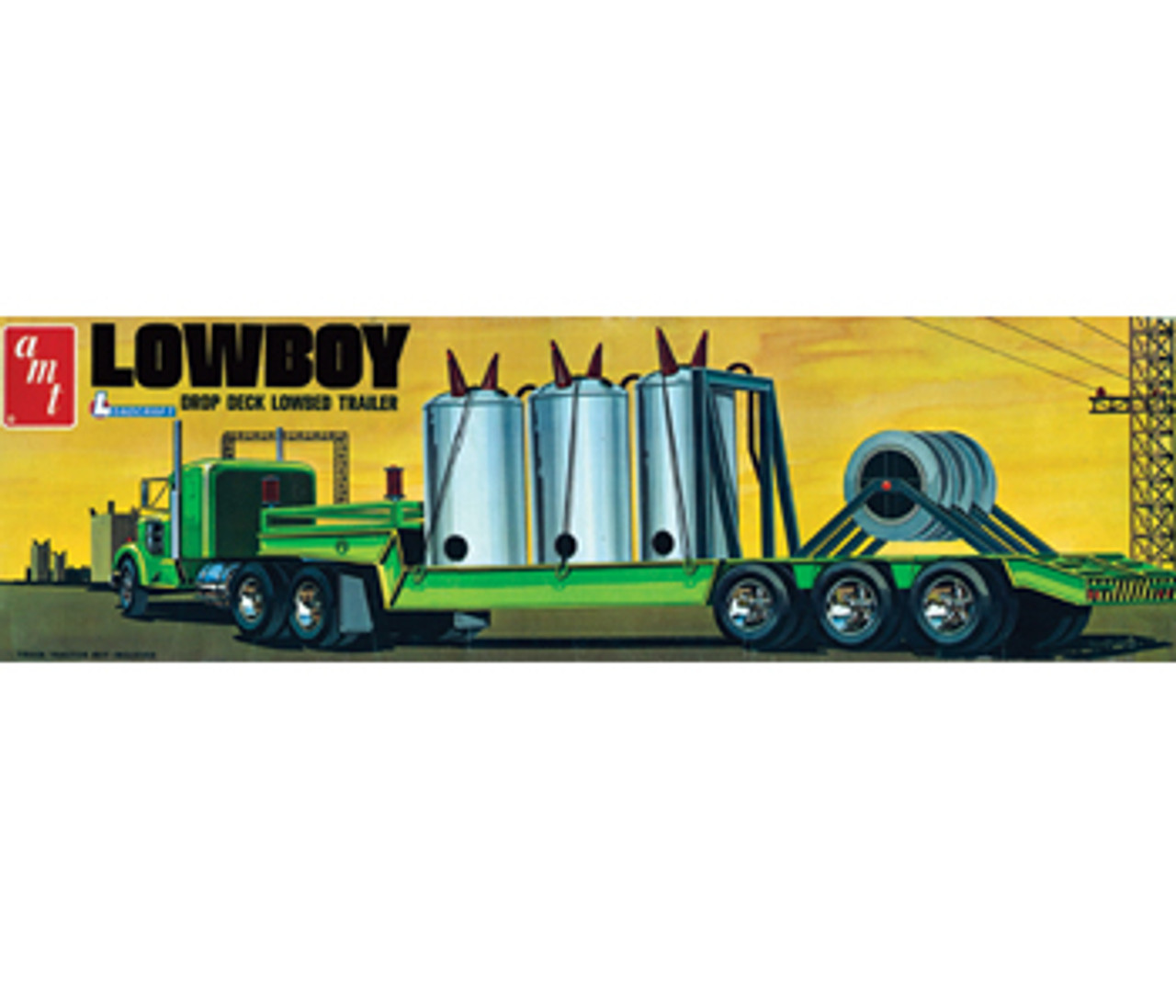 AMT 880 1/25 Lowboy Trailer Plastic Model Kit