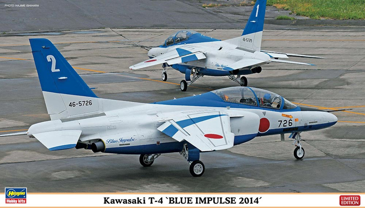 Hasegawa 02125 1/72 Kawasaki T4 Blue Impulse Combo (2 kits) Plastic Model Kit