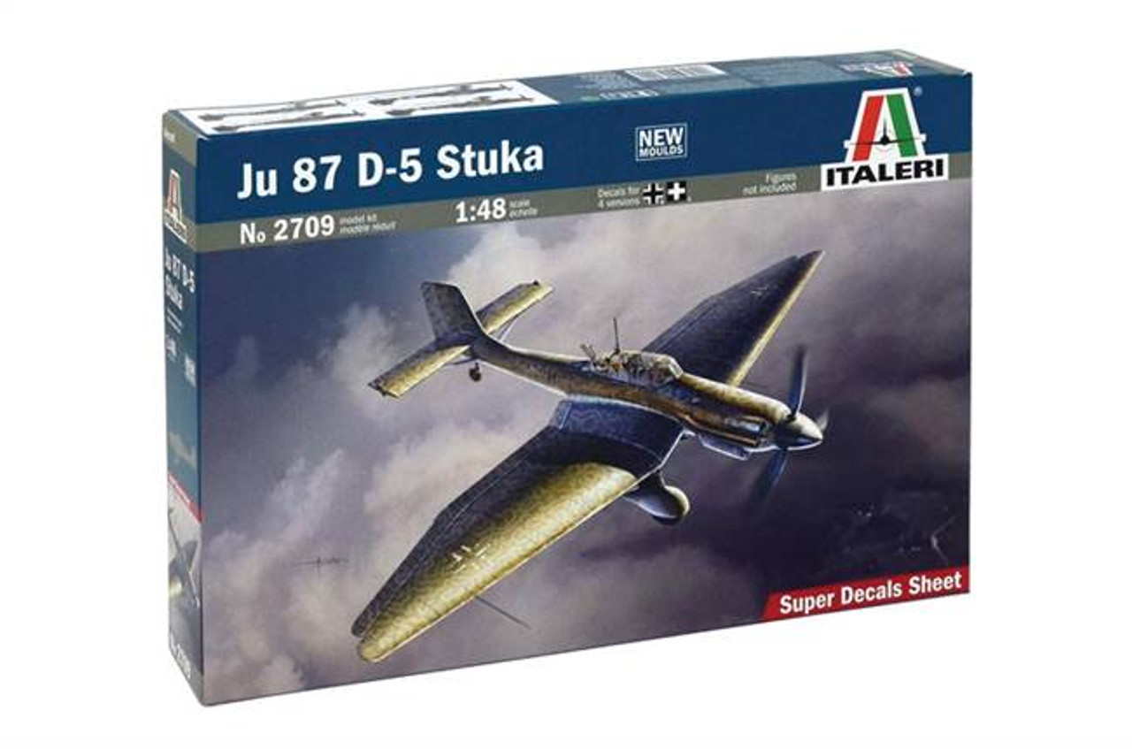 Italeri 2709 1/48 JU-87 D-5 Stuka Plastic Model Kit