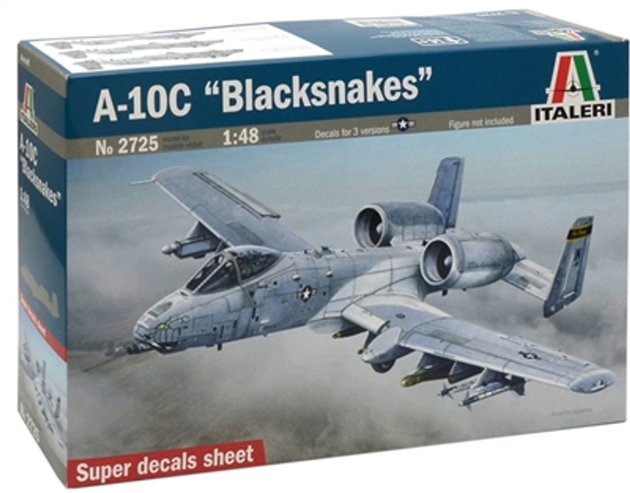 Italeri 2725 1/48 A-10C "Blacksnakes" Plastic Model Kit