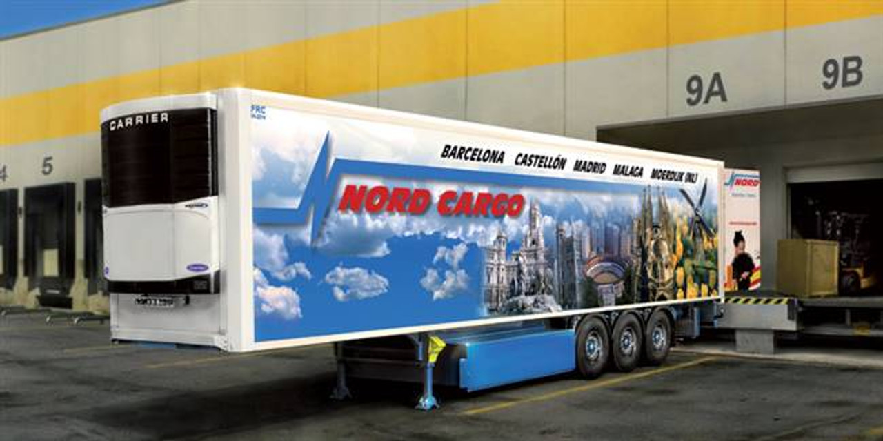 Italeri 3904 1/24 Reefer Trailer Plastic Model Kit