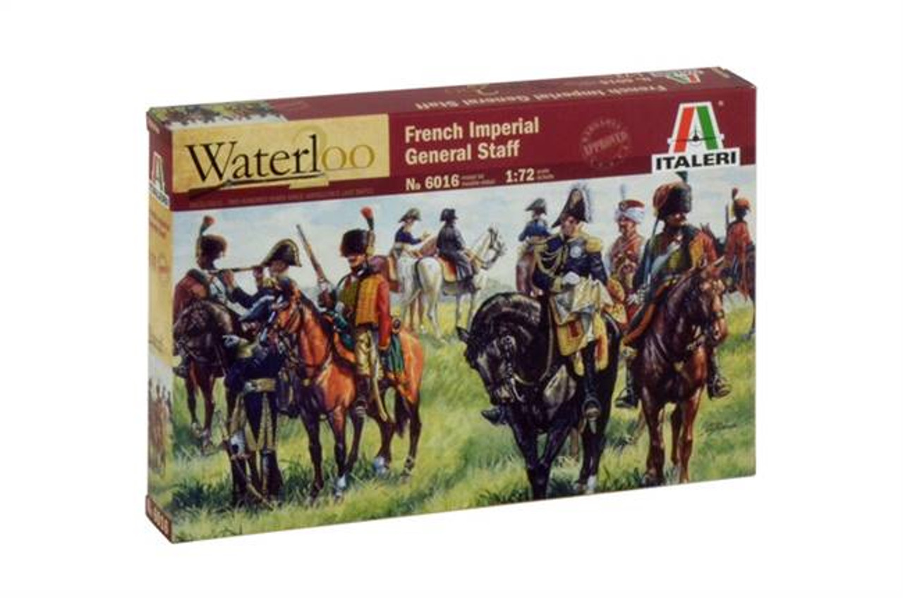 Italeri 6016 1/72 WATERLOO (200years) Napoleon's General Staff Plastic Model Kit Box