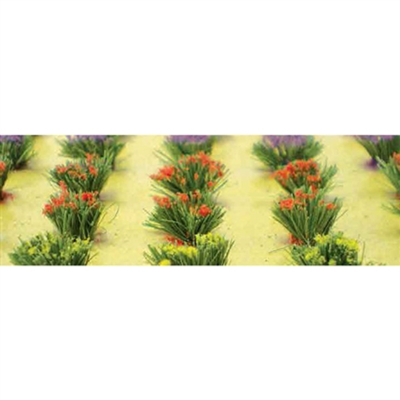 JTT Scenery 95581 HO Detachable Flower Bushes 3/8”(H) 30/pk