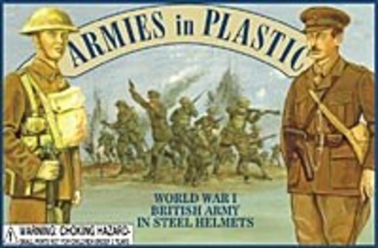 Armies In Plastic 5406 1/32 WWI British Army in Steel Helmets Toy Soldiers