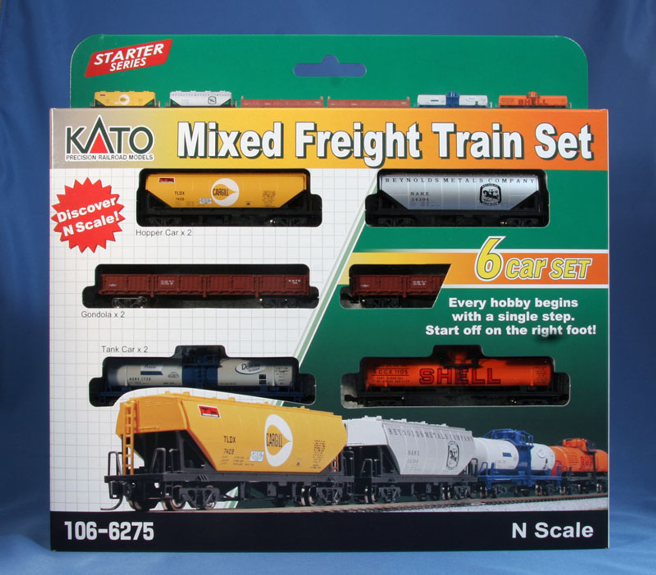 Kato 106-6275 N Mixed Freight Train Set