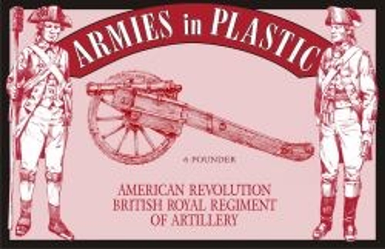 Armies In Plastic 5479 1/32 American Revolution - British Royal Regiment of Artillery Toy Soldiers