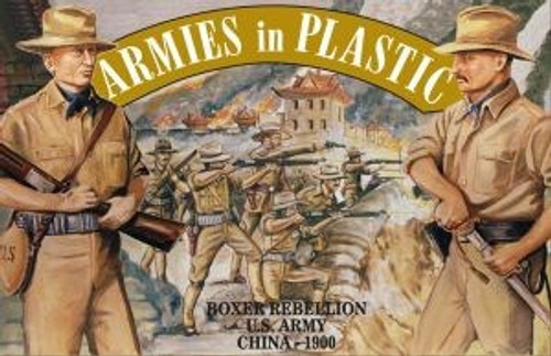 Armies In Plastic 5509 1/32 Boxer Rebellion - U.S. Army - China - 1900 Toy Soldiers