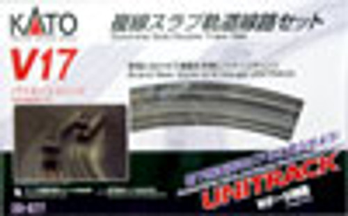 Kato 20-877 N V17 Concrete Slab Double Track Oval Set