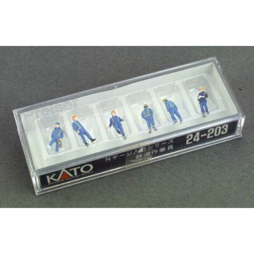 Kato 24-203 N Station Attendants 6 pcs