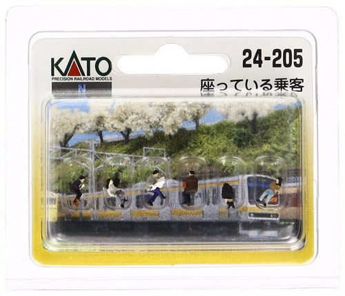 Kato 24-205 N Sitting Passengers  6 pcs