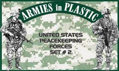 Armies In Plastic 5581 1/32 Modern Forces - United States Peacekeeping Forces - Set #2 Toy Soldiers