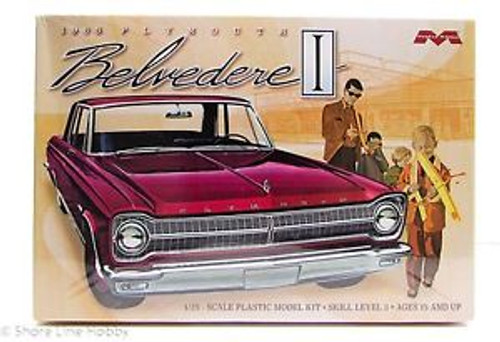 Moebius 1218 1/25 1965 Plymouth Belvedere Plastic Model Kit