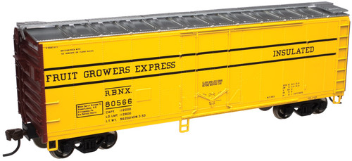 Atlas 20 002 728 HO 40' Plug Door Box Car Fruit Growers Express (RBNX) #80533