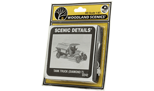 Woodland Scenics D242 Ho Diamond T Tank Truck Kit Package