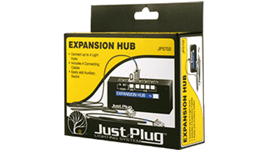 Woodland Scenics JP5702 Just Plug Lighting System Expansion Hub package