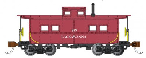 Bachmann 16825 HO NE Steel Caboose - Lackawanna #889