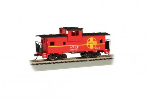 Bachmann 17704 HO 36' Wide Vision Caboose - Santa Fe #999771 Red