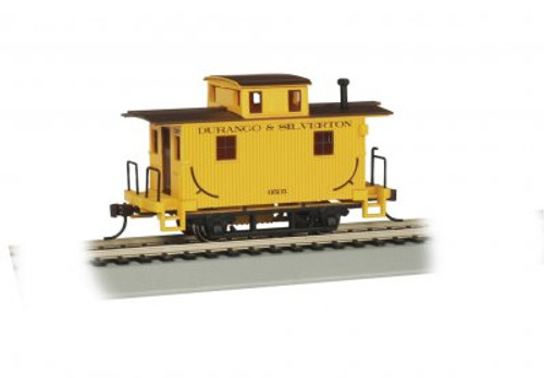 Bachmann 18403 HO Bobber Caboose - Durango & Silverton - Yellow