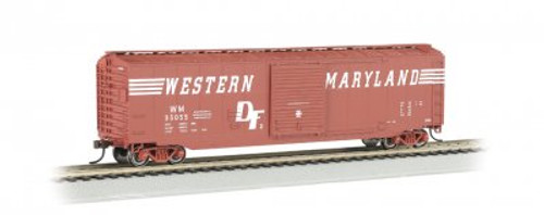 Bachmann 19409 HO 50' Sliding Door Box Car - Western Maryland Speed Lettering