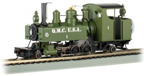 Bachmann 29504 On30 2-6-2T Baldwin Class 10 - Quartermaster Corps #1 Trench Engine Ft - DCC WowSound