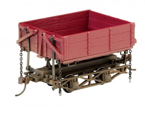 Bachmann 29801 On30 Wood Side Dump Car Red Oxide 3-Pack