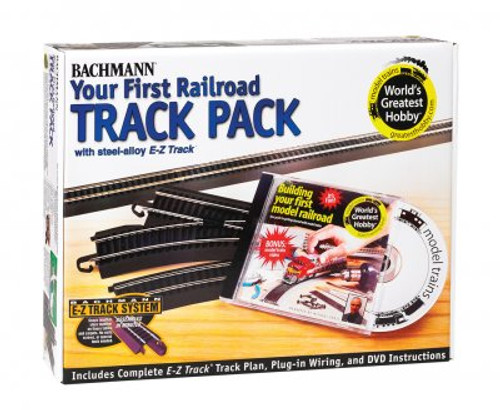 Bachmann 44497 HO E-Z Track Steel Alloy First Railroad Track Pack