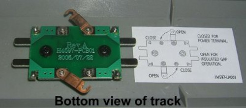 Bachmann 44597 HO E-Z Track 9" Power Terminal with Insulated Gap