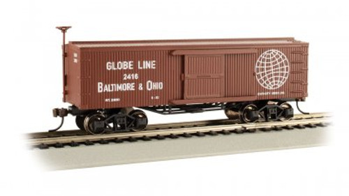 Bachmann 72311 HO Old-Time Box Car - Baltimore & Ohio Globe-Line