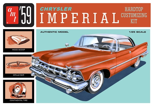 AMT 1136 1/25 1959 Chrysler Imperial Plastic Model Kit