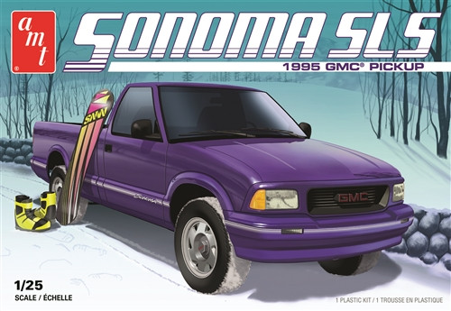 AMT 1168 1/25 1995 GMC Sonoma Pickup Plastic Model Kit