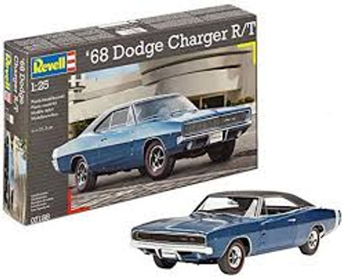 Revell 07188 1/25 1968 Dodge Charger R/T Plastic Model Kit