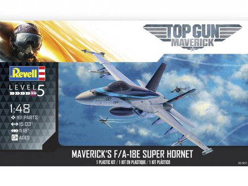 Revell 85-5871 1/48 Top Gun Maverick’s F/A-18E Super Hornet Plastic Model Kit