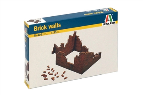 Italeri 405 1/35 Brick Walls Plastic Model Kit Box