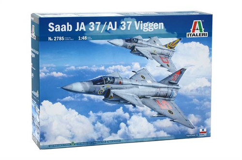 Italeri 2785 1/48 Saab JA 37 / AJ 37 Viggen Plastic Model Kit