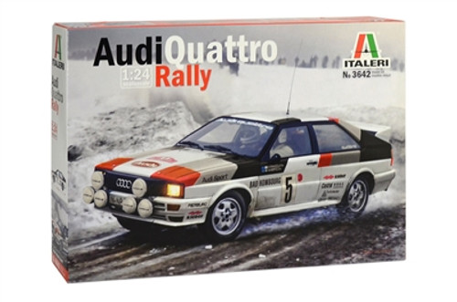 Italeri 3642 1/24 Audi Quattro Rally Plastic Model Kit
