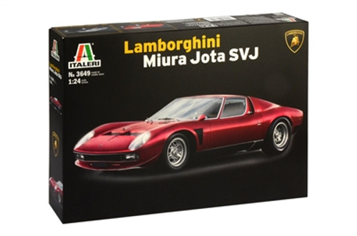 Italeri 3649 1/24 Lamborghini Miura Jota SVJ Plastic Model Kit