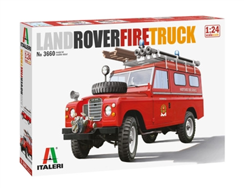 Italeri 3660 1/24 Land Rover Fire Truck Plastic Model Kit