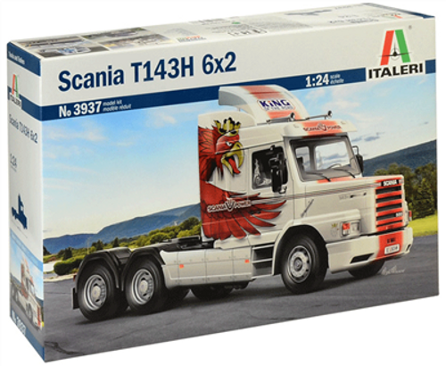 Italeri 3937 1/24 Scania T143H 6x2 Plastic Model Kit Box