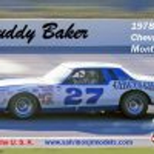 Salvino Jr BBMC1978O 1/25 Buddy Baker’s 1978 Chevrolet ® Monte Carlo Plastic Model Kit